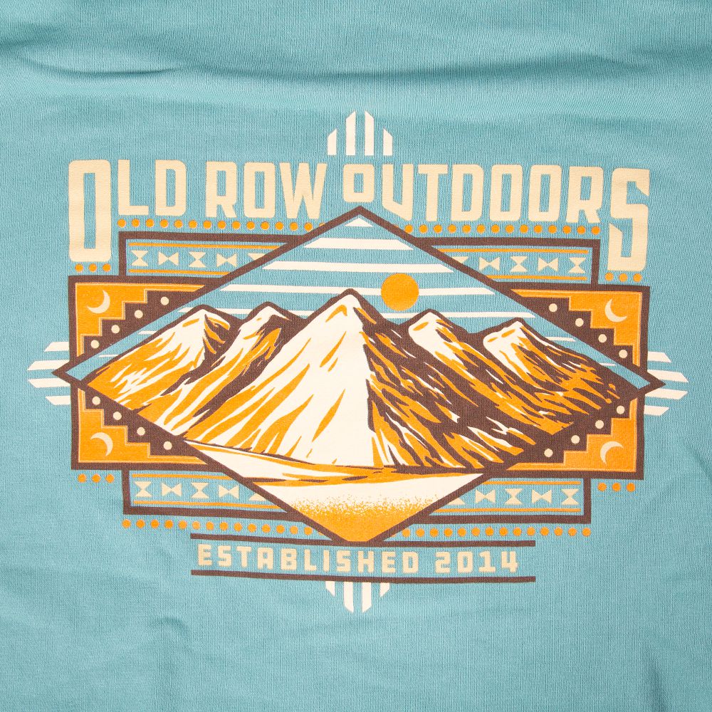 Old Row Outdoors SW Mountain Pigment Dyed Premium Hoodie-Hoodies-Old Row Outdoors-Old Row