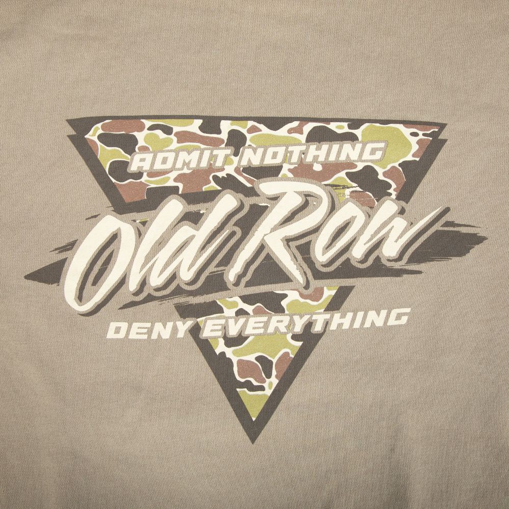Retro Triangle Camo Pigment Dyed Premium Hoodie-Hoodies-Old Row Outdoors-Old Row