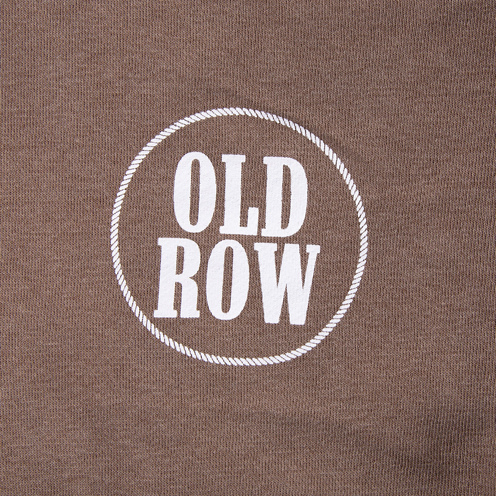 Old Row Outdoors Cow Skull Pigment Dyed Premium Hoodie
