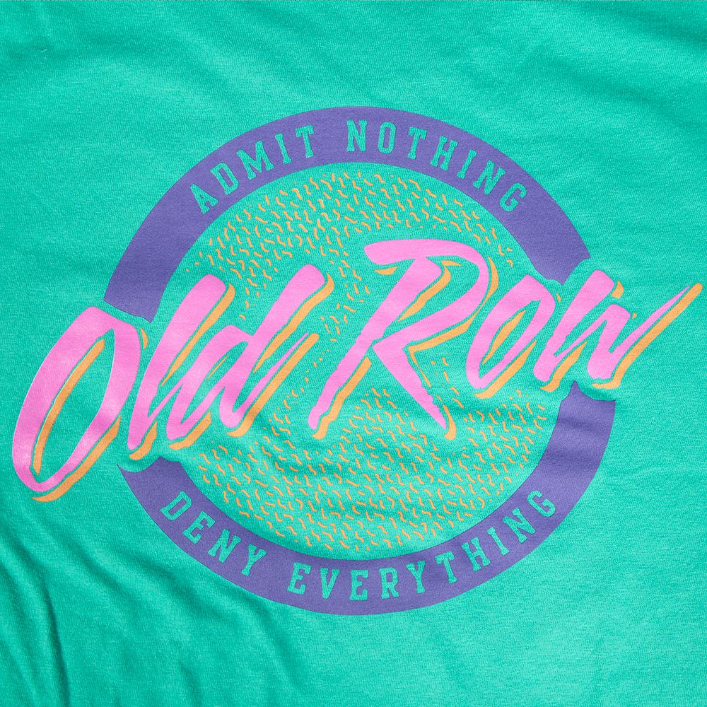 Old Row Circle Logo Neon Pocket Tee-T-Shirts-Old Row Branded-Old Row