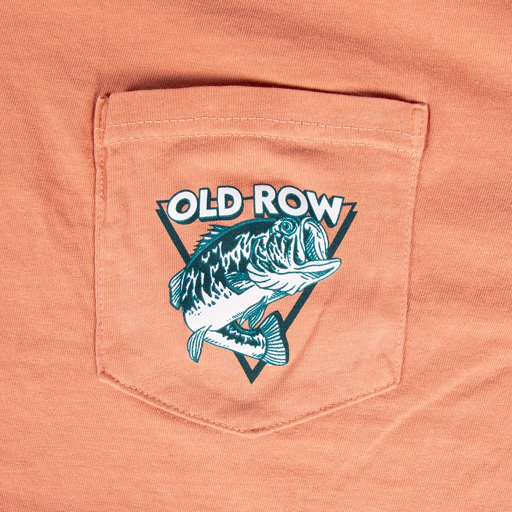 Old Row Outdoors Bass Triangle Pocket Tee-T-Shirts-Old Row Outdoors-Old Row