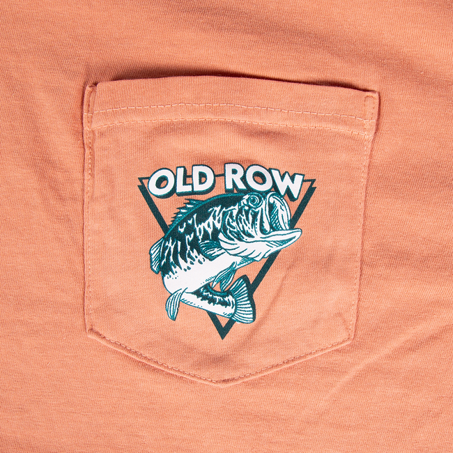 Old Row Outdoors Bass Triangle Pocket Tee