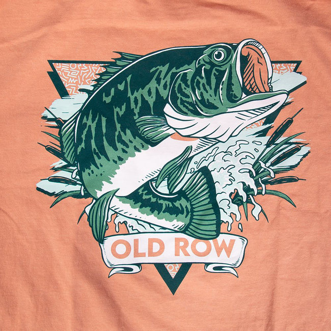 Old Row Outdoors Bass Triangle Pocket Tee-T-Shirts-Old Row Outdoors-Old Row