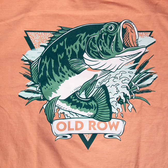 Old Row Outdoors Bass Triangle Pocket Tee