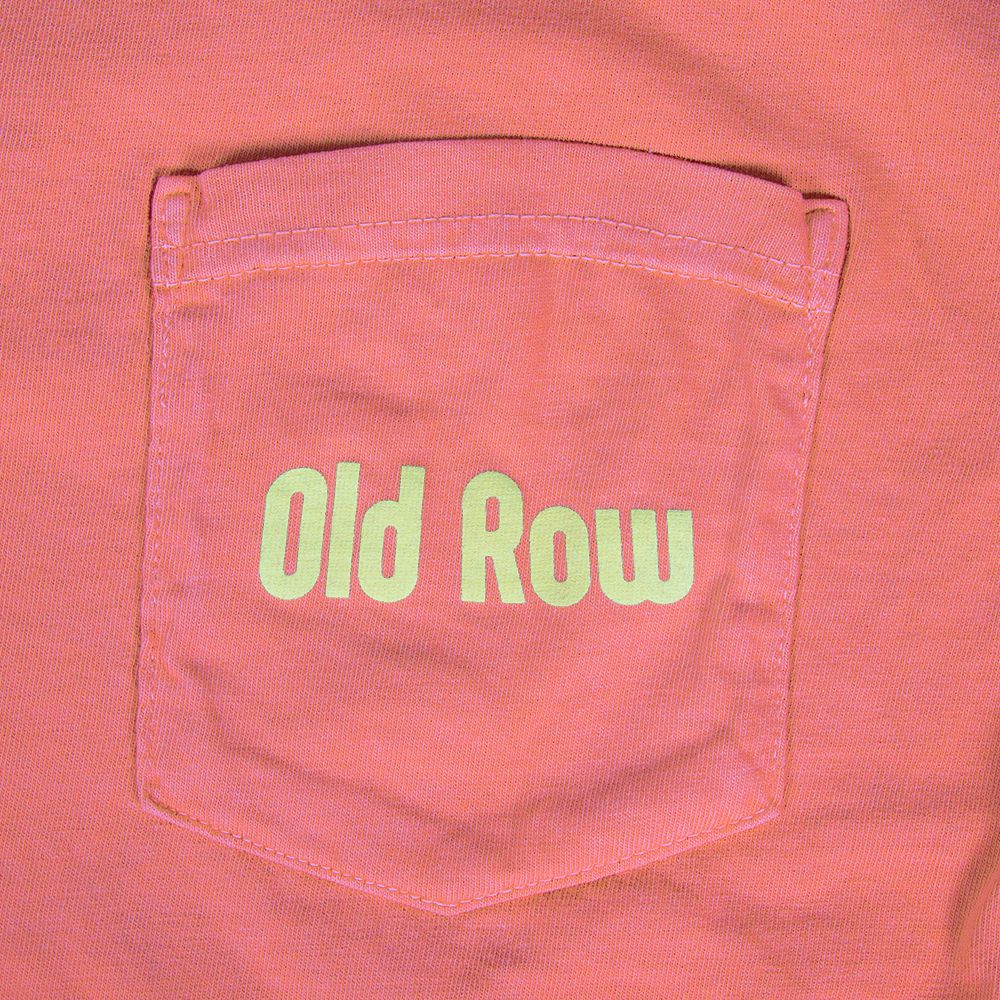Old Row Neon Wave Pocket Tee-T-Shirts-The Novelty Collection-Old Row