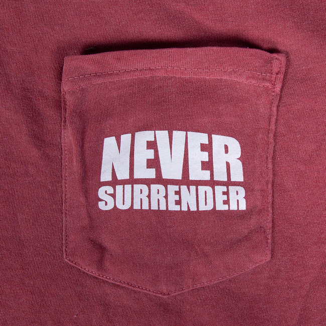 Never Surrender Trump 2024 Pocket Tee