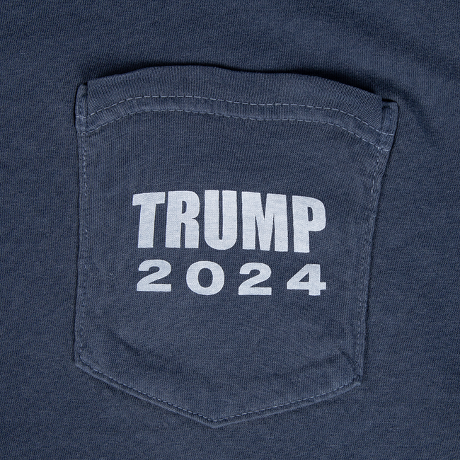 Trump 2024 White House Pocket Tee