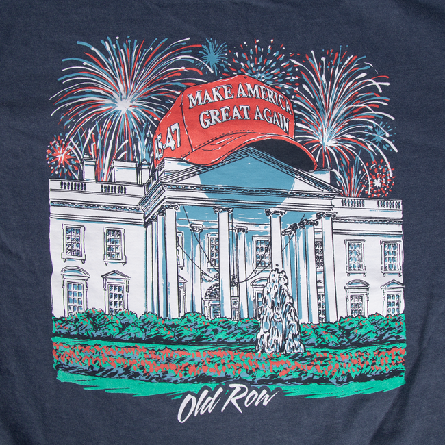 Trump 2024 White House Pocket Tee