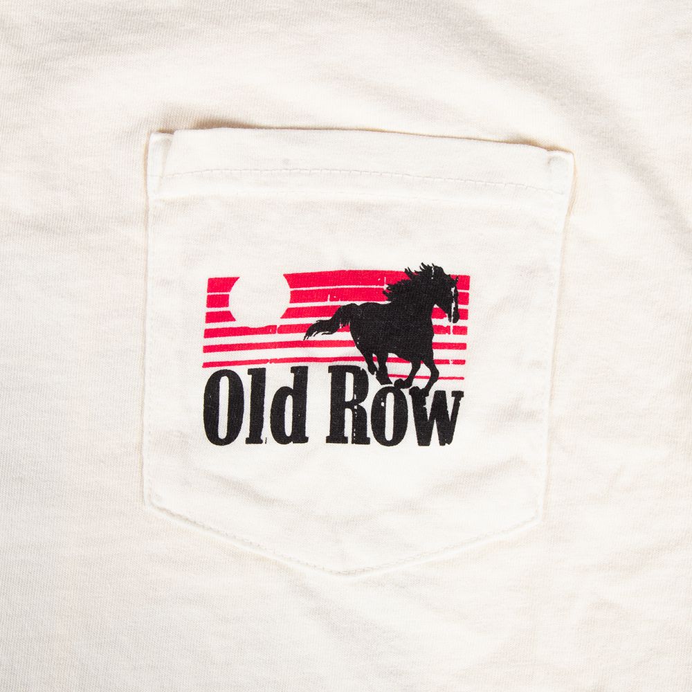 The Smoking Cowboy Repeat Pocket Tee-T-Shirts-The Novelty Collection-Old Row