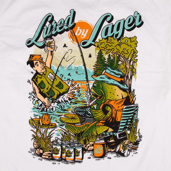 Lured By Lager Pocket Tee-T-Shirts-Old Row Outdoors-Old Row