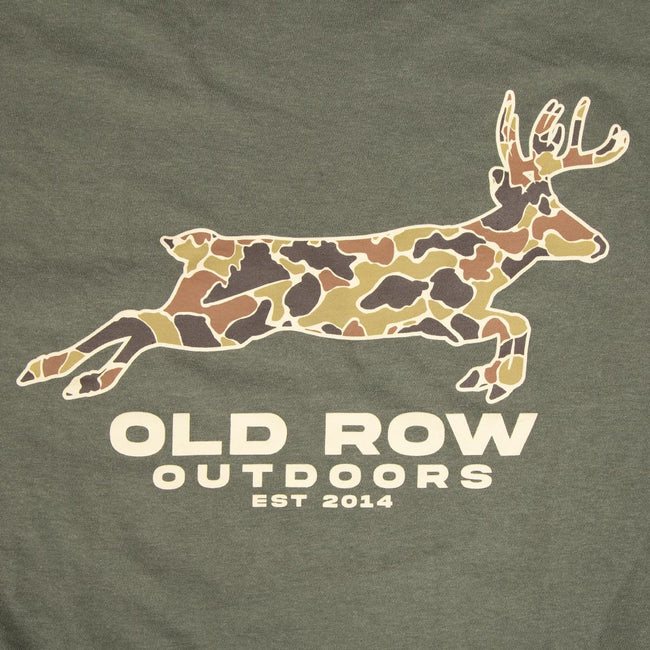 Old Row Outdoors Camo Deer Pocket Tee