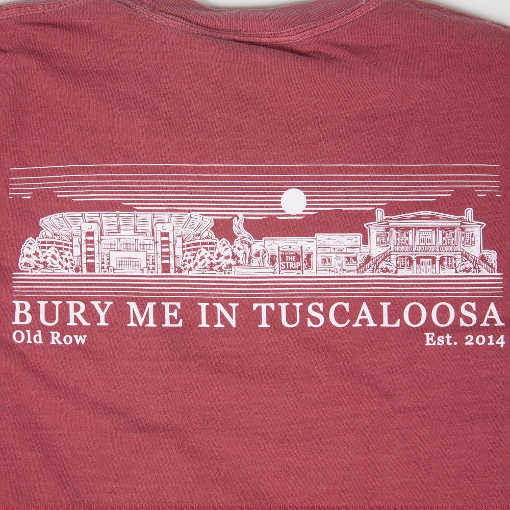 Bury Me In Tuscaloosa Pocket Tee-T-Shirts-Old Row U-Old Row