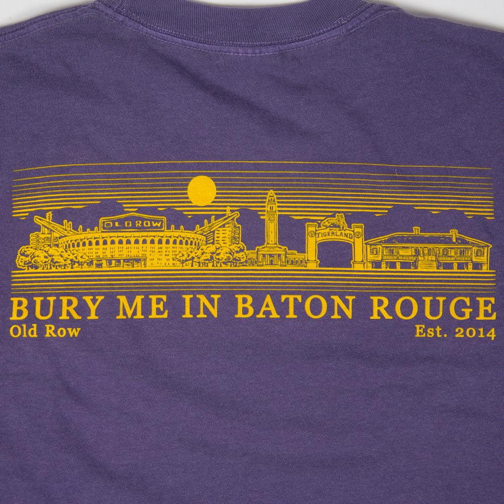 Bury Me In Baton Rouge Pocket Tee-T-Shirts-Old Row U-Old Row
