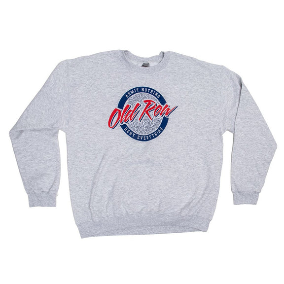 Old Row Circle Logo Crewneck Sweatshirt-Crewnecks-Old Row Branded-Grey-S-Old Row