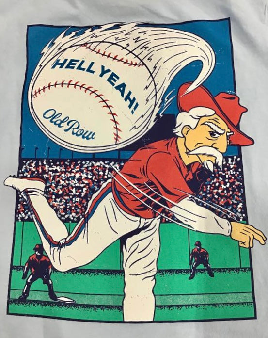 Hell Yeah Baseball Pocket Tee