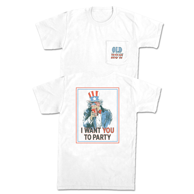 Uncle Sam Party Pocket Tee