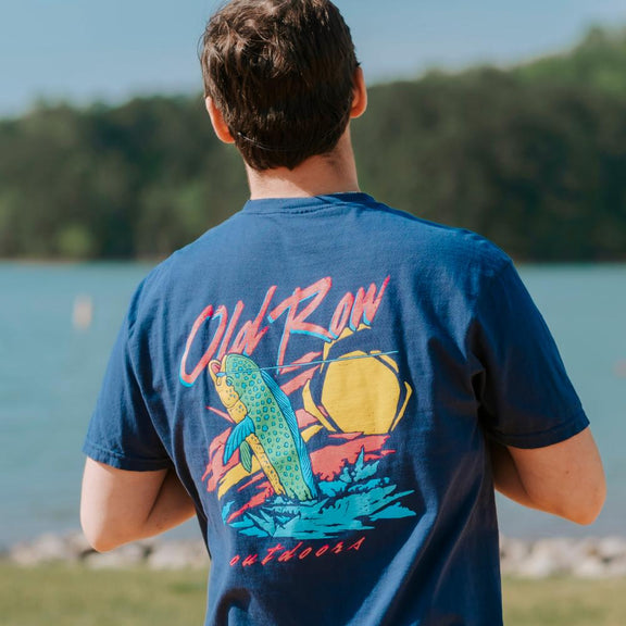 Old Row Outdoors Neon Mahi Pocket Tee-T-Shirts-Old Row Outdoors-Old Row