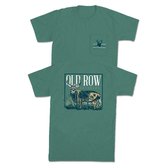 Old Row Outdoors Trophy Buck Pocket Tee-T-Shirts-Old Row Outdoors-Green-S-Old Row