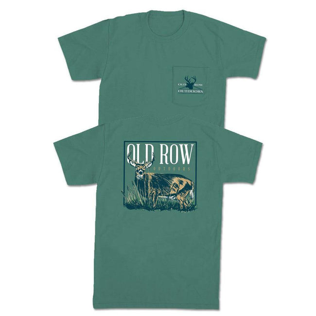 Old Row Outdoors Trophy Buck Pocket Tee-T-Shirts-Old Row Outdoors-Green-S-Old Row