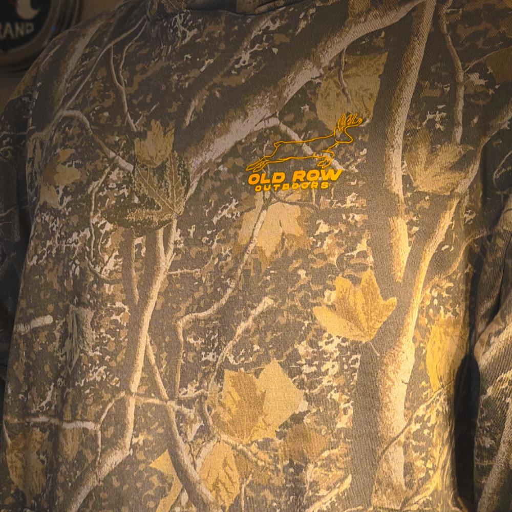 Outdoors Deer Glow Camo Hoodie-Hoodies-Old Row Outdoors-Old Row