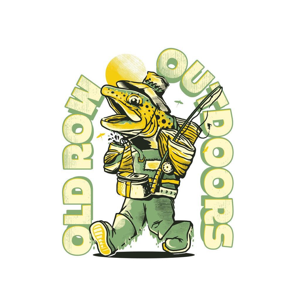 The Trout Fisherman Pocket Tee-T-Shirts-Old Row Outdoors-Old Row