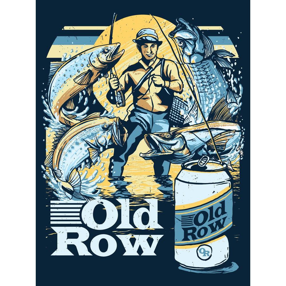 Old Row Vintage Fishing Pocket Tee-T-Shirts-Old Row Outdoors-Old Row