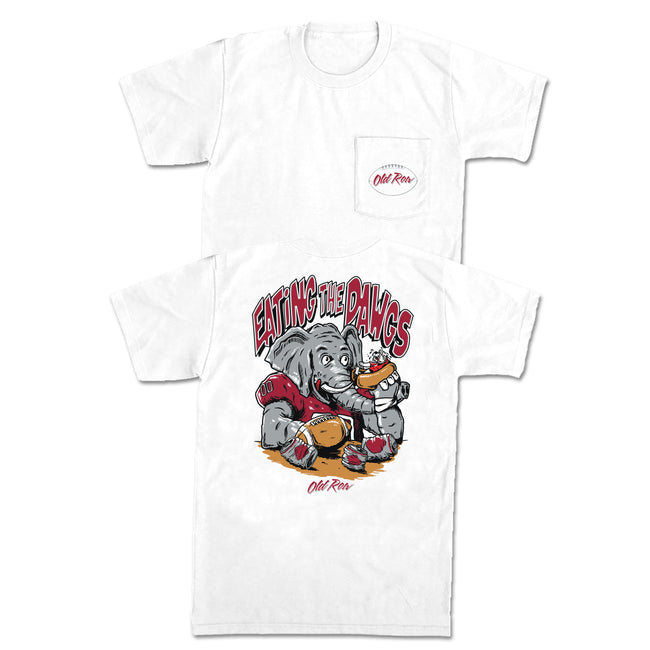 Eating The Dawgs Pocket Tee Old Row TShirts, Clothing & Merch