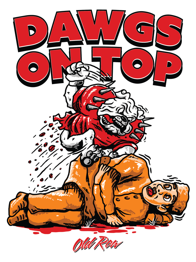 Dawgs On Top GA Pocket Tee