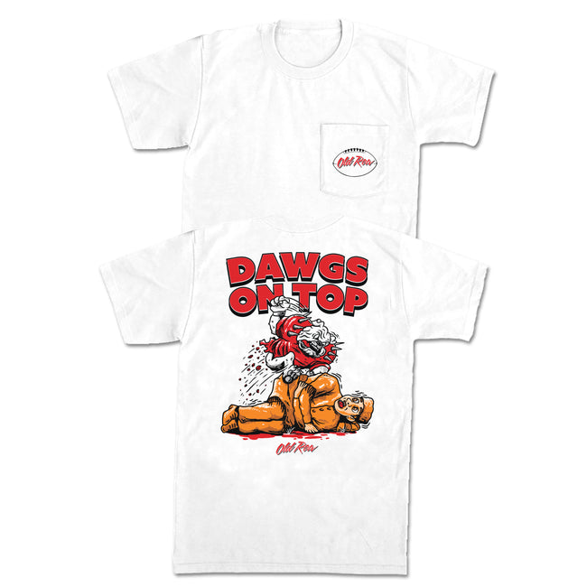 Dawgs On Top GA Pocket Tee