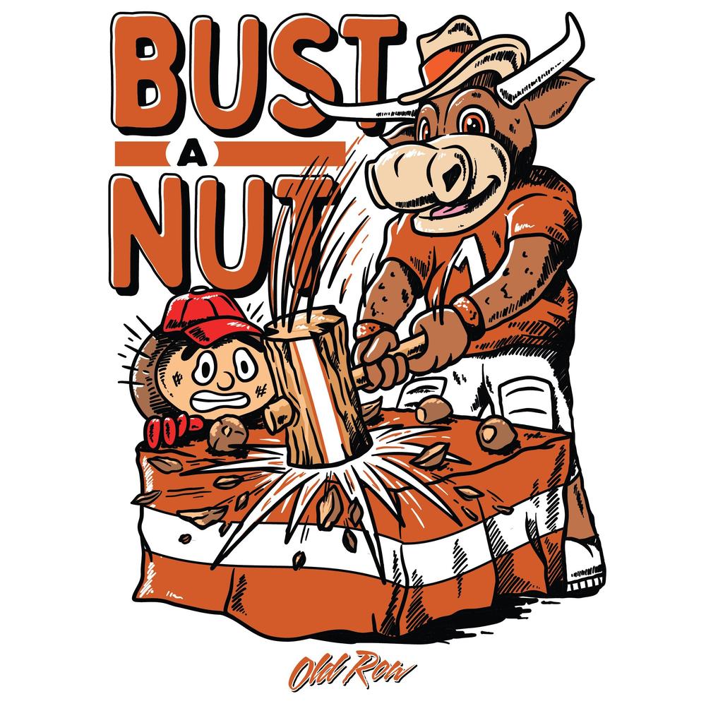 Bust A Nut TX Pocket Tee-T-Shirts-Old Row U-Old Row