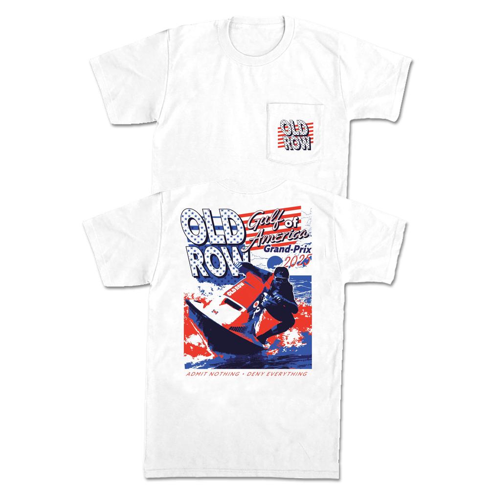 Gulf of America Grand Prix Pocket Tee-T-Shirts-America First-Old Row
