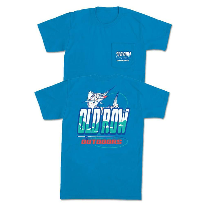 Old Row Outdoors Salty Marlin Pocket Tee