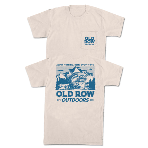 Old Row Outdoors Gone Fishing Pocket Tee