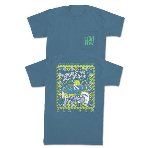 Breeze and Beer Pocket Tee-T-Shirts-The Boozy Collection-Old Row