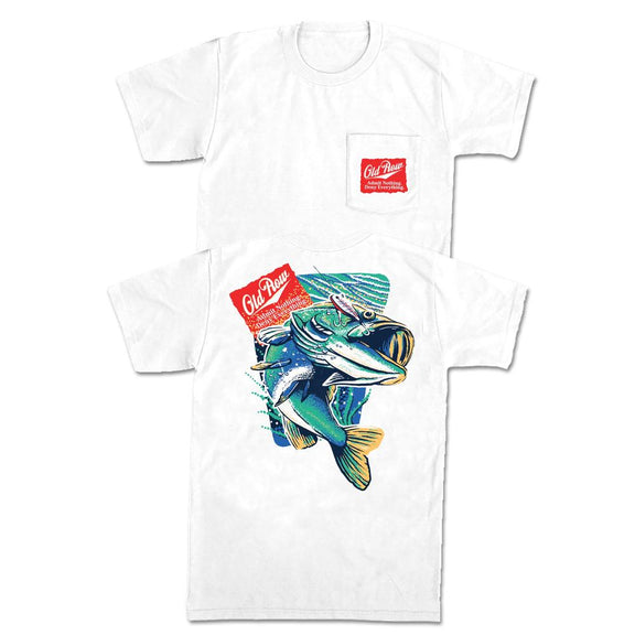 Old Row Outdoors Bass Hook Pocket Tee-T-Shirts-Old Row Outdoors-Old Row