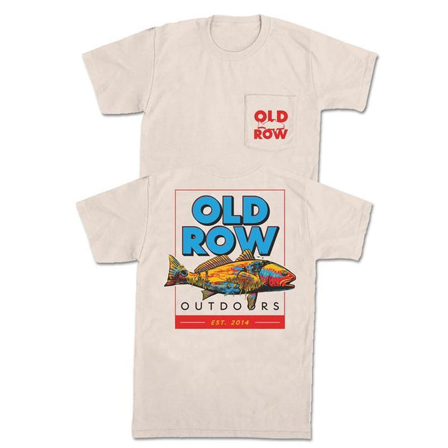 Old Row Outdoors Saltwater Scene Pocket Tee-T-Shirts-Old Row Outdoors-Old Row