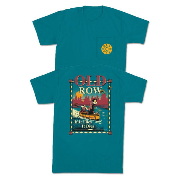 If It Flies It Dies Pocket Tee-T-Shirts-Old Row Outdoors-Old Row