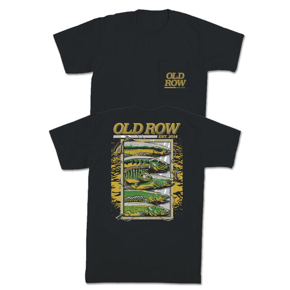 The Fish Sign Pocket Tee-T-Shirts-Old Row Outdoors-Black-S-Old Row