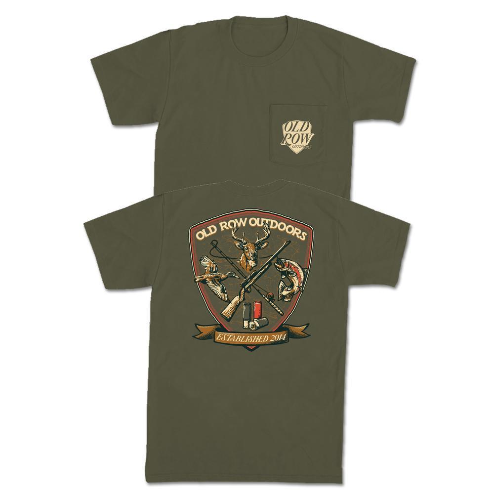 Old Row Outdoors Shield Pocket Tee-T-Shirts-Old Row Outdoors-Old Row