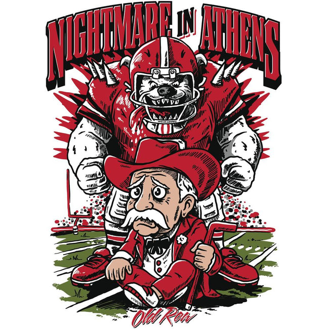 Nightmare In Athens Pocket Tee-T-Shirts-Old Row U-Old Row