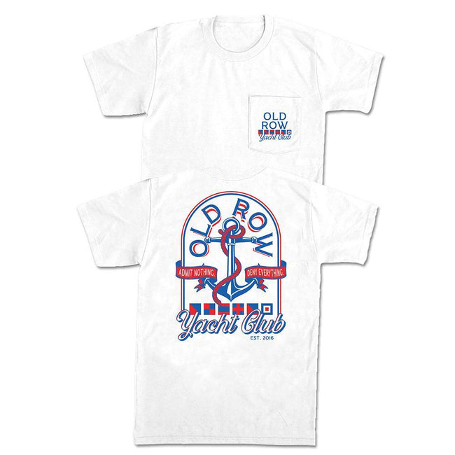 Old Row Yacht Club Pocket Tee-T-Shirts-The Novelty Collection-Old Row
