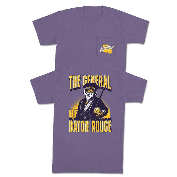 The General Of Baton Rouge Pocket Tee-T-Shirts-Old Row U-Old Row