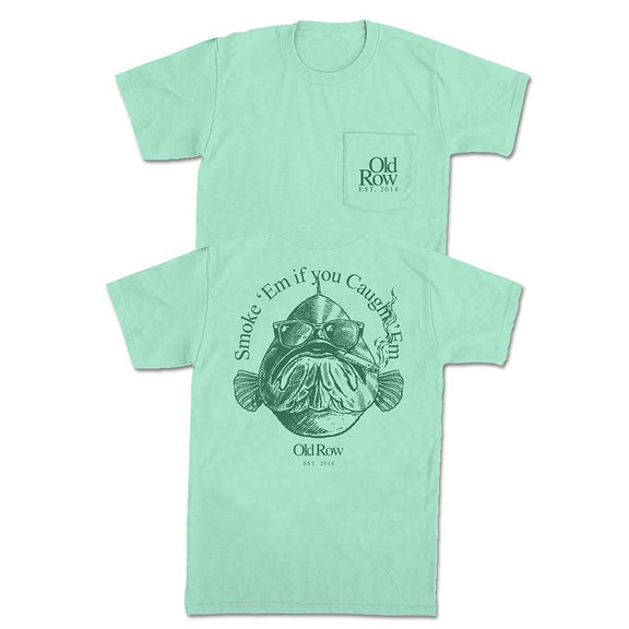 Smoke 'Em If You Caught 'Em Pocket Tee-T-Shirts-Old Row Outdoors-Old Row