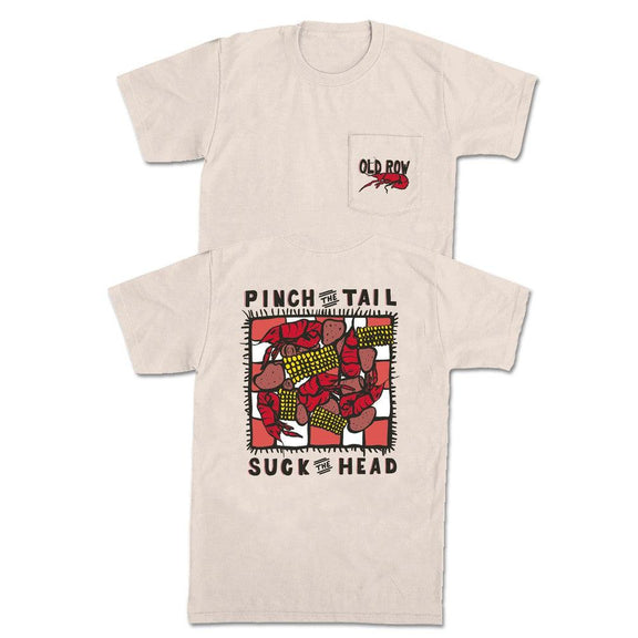 Crawfish Pocket Tee-T-Shirts-Old Row-Ivory-S-Old Row