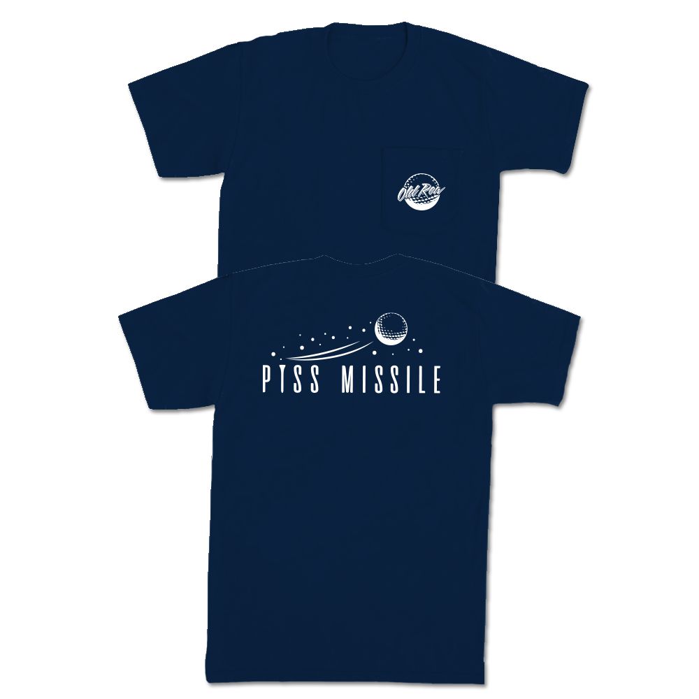 Piss Missile Pocket Tee-T-Shirts-Old Row Golf-Old Row