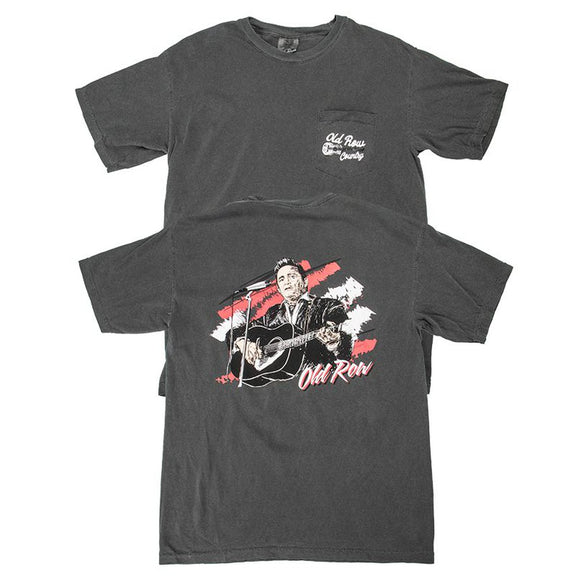 The Johnny Pocket Tee-T-Shirts-Old Row Legends-Charcoal-S-Old Row