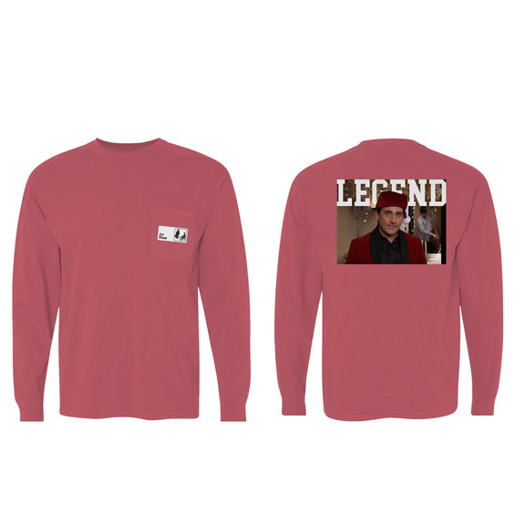 The Santa Bond Long Sleeve Pocket Tee