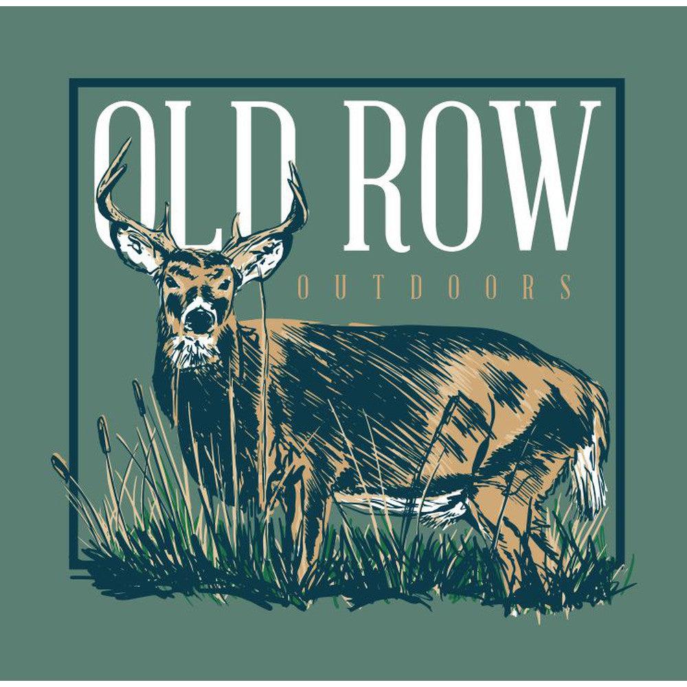 Old Row Outdoors Trophy Buck Pigment Dyed Premium Hoodie-Hoodies-Old Row Outdoors-Old Row