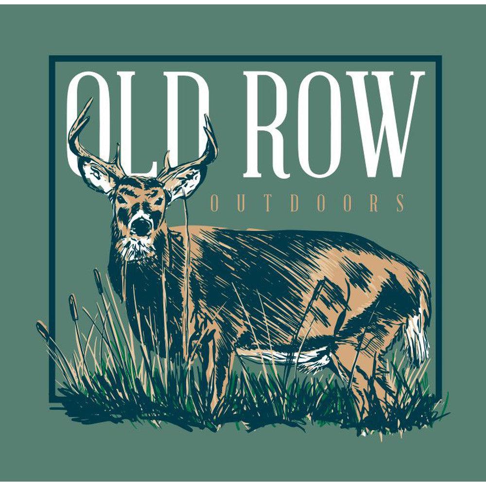 Old Row Outdoors Trophy Buck Long Sleeve Pocket Tee-Long Sleeve-Old Row Outdoors-Old Row