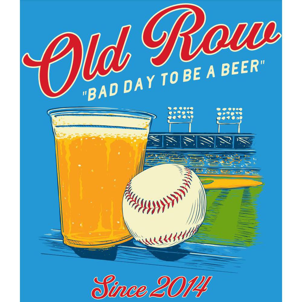 Bad Day To Be A Beer Baseball Pocket Tee-T-Shirts-BDTBAB-Old Row